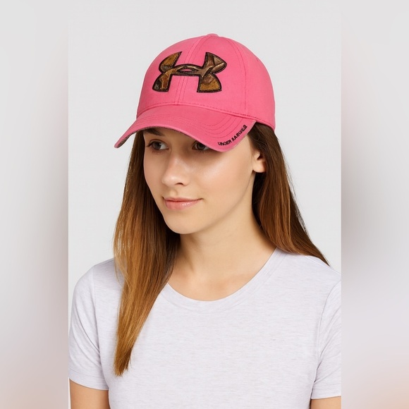 Under Armour Accessories - Under Armor Pink Forest Camo Cap